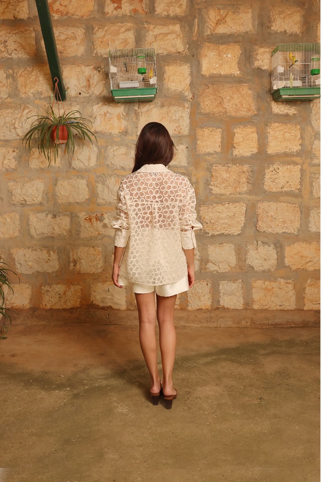 Floral White Shirt - Image 4